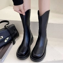 패션슈즈 가을부츠 여성신발 통굽 미들부츠 뒤지퍼 이쁜플랫 구두 여자 하이힐 여성로퍼 여성펌프스 발편