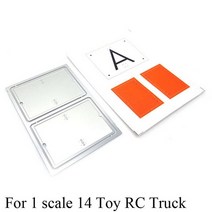 볼보트럭머드가드 금속 운송 기호 전면 장식 114 tamiya rc 트럭 트레일러, 교통 표지