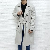반즈 남자 봄 데일리 심플한 오버핏 트렌치코트4color 트렌치코트