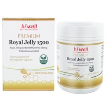 New ZeaLand직구 하이 웰 프리미엄 로얄젤리 10-HDA 6% 1500 300vegi capsule 1PACK, 수량, 상세참조
