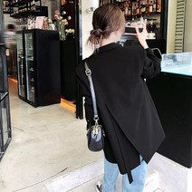 [리즈무드] 피컨 어깨패드 뒷트임 자켓