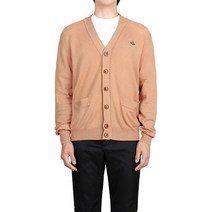 비비안웨스트우드 22FW 베이지 로고 캐시미어 카디건 2701000D Y000E C401