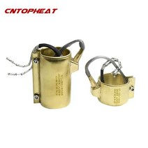 사출 성형 기계용 ID35mm 황동 밴드 히터 220V 전기 배럴 압출기 노즐, 01 220V_02 ID35x50 250W