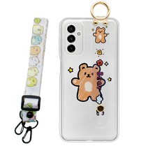 비욘드마켓 갤럭시 버디2 캐릭터 투명 그립톡 목걸이 케이스 M236