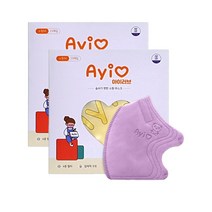 아이러브 새부리형 소형 M 마스크 50매 묶음, M 소형 (5세 부터 8세용) 1개, 퍼플