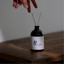 드로잉디자인 실내 디퓨저 100ml 스틱 엽서 선물패키지, 화이트머스크