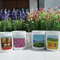 il842-디자인머그컵4p-웰컴투제주, 단품, 옵션선택:본품