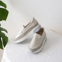 유컬리 메시 키높이 슬립온 스니커즈