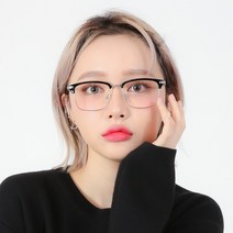 팸드님 블루라이트 차단 하금테 안경 (케이스 안경닦이 포함)