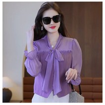 루즈핏 실크블라우스 여자 실크블라우스 쉬폰 블라우스 여자 데일리 블라우스 여성 링클프리셔츠