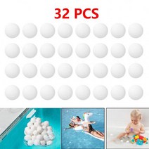 수영장 관리 32 pcs 오일 흡수 쓰레기 스폰지 볼 온수 욕조 amp 스파 물 클리너 볼 트릭 클래식 스파 용품