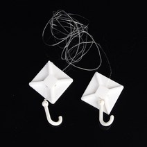 VEDANA_ 천장 고리 후크 2개 나사 물음표 천장고리 앙카 J자 5964440p