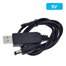TZT Usb 전원 부스트 라인 Dc 9v / 12v 스텝 업 모듈 컨버터 어댑터 케이블 arduino WIFI 용 2.1x5.5mm 플