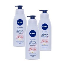 니베아 오일 인 로션 체리 블라썸 바디로션 400ml Nivea Oil in Lotion Cherry Blossom Body Lotionl, 3개