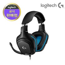 로지텍코리아 G431 7.1 서라운드 게이밍 헤드셋, 블랙