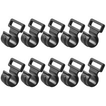10pcs 텐트 후크 캠핑 캐러밴 천막 텐트 윈드 로프 클램프 텐트 클립 야외 방풍 액세서리, L