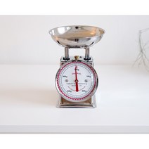 덜튼 주방 저울 0.5kg 레트로 베이킹 다이어트 저울, 01 크롬