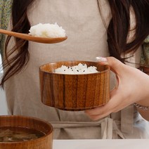 프레쉬 우드 밥그릇_내추럴, 단품, 1개