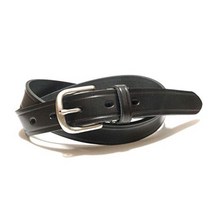 [TOCHIGI LEATHER(토치기 가죽)] 벨트 도치기 가죽 맨즈 캐주얼 여름 오일 천연 피혁 사양 누메 가죽 소가죽 일본제(블랙)
