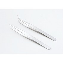 스텐 고무 보호캡 정밀 작업 핀셋 얼굴피지 코피지제거기 화이트헤드 좁쌀 뽑기 도구, 10개, 커브형
