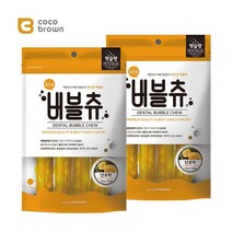 양치 거부 강아지 치약 숨기는 덴탈껌 x2 댕댕이