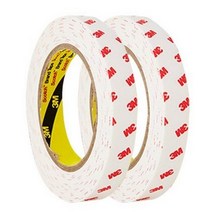 3M 스카치 다용도 폼 앙면 테이프 18mm x 5m, 흰색, 8개