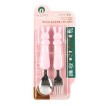 티어제로 부드러운 유아스푼포크 어린이스푼포크 아동식기 스노우레빗