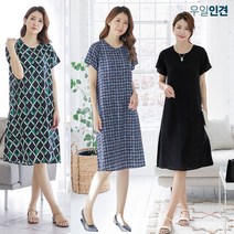 [우일인견]여름 인견 데일리 반팔 원피스 빅사이즈까지 16종 택1