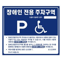 장애인 전용 주차구역 표지판 포맥스, 경차전용주차구역_1
