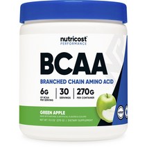 뉴트리코스트 BCAA 그린 애플 맛, 270g, 1개