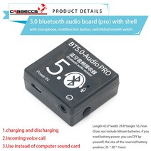 G2030 블루투스 오디오 수신기 보드 5.0 4.1 MP3 무손실 디코더 무선 스테레오 음악 모듈 DIY VHM314 3.7V5, 07 5.0 pro with shell