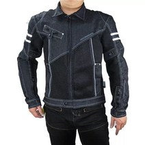 오토바이 슈트 바이크 자켓 라이더 komine jk-006 재킷 레이싱 재킷 오프로드 재킷 데님 메쉬 레이싱 팔꿈치 및 등 보호, 3, xxl