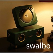 swalbo CD플레이어 워크맨 레트로 감성, 블랙