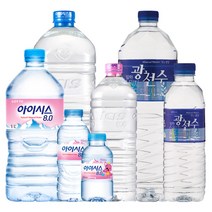 롯데 아이시스 8.0 200 300 500 20개입 1L 2L 에코 무라벨 생수 광천수 옵션, 아이시스8.0 300ml 20개입