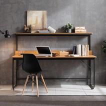 디엔 데코빈 1400 철제 선반책상, 블랙, 블랙2352678 8