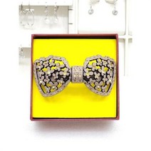 로뎀 프랑스 수입 스와로브스키 플라워 중 대 자동핀 (브라운) (RD23040021)