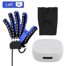 병원 손 재활 로봇 장갑 뇌졸중 편마비 뇌경색 훈련 손가락 연습기 손 기능 복구, UK plug, 04 Left XL