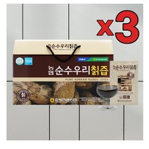 3개 묶음 칡즙 생칡즙 원액 국산칡즙 칡즙선물 충북농협 갱년기 건강식품 칡음료 부모님선물 30포