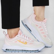 나이키 우먼스 런닝화 AIR MAX AP 에어맥스 화이트+핑크+골드 로고