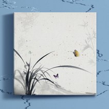 아트박스/꾸밈 cx382-부와명예_행운이있는수묵화_노프레임액자, B타입-대나무