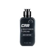 차량 실내 세차 클리너 자동차 리노베이터 왁스 리스토어 크림 자동차 청소 제품용 100ml 플라스틱 유지 보수 관리, [02] Without the sponge