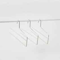 한샘 라인 논슬립 옷걸이 바지걸이 2단 3P 크림화이트