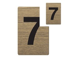 번호판 우드사각 7 동호수 아크릴명패 아파트호수 호수판 호실판 숫자판 호실 배번호판 입체글씨