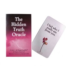 올드 스타일 Lenormand 타로 데크 초보자 보드 게임 멀티 플레이어 가족 파티 포춘 예언자 오라클 카드 이야기, [01] The Hidden Truth