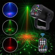 상업용조명 카페 상가 레이져 LED 디스코 조명 USB 충전식 RGB 레이저 프로젝션 램프 무선 컨트롤러 효과, [02] USB Recharge