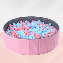 육각텐트 접이식 놀이 틀 볼펜 실내 야외 놀이터 안정적인 볼풀 텐트 신생아 샌드박스 게임 룸 파크 홈, 04 pink 80cmxH26cm