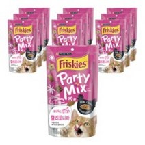 퓨리나 프리스키 파티믹스 고양이 간식 닭 60g, 비치사이드, 10개