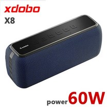 사운드바 xdobo x8 plus tws 무선 블루투스 스피커 80w subwoofer, 60w 블루
