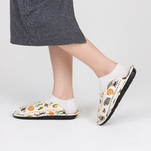 키키디 여성용 힐링 쿠션 실내화, 플라워스카이, 1개