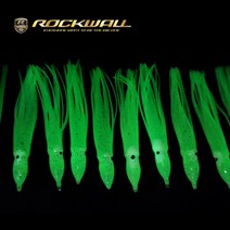 락크웰 RW-1012 야광 꼴뚜기 꼴뚜기웜 루어꼴뚜기 베이트웜 바다낚시 11.5cm 6.5cm, 6.5cm / 레드 / 40개